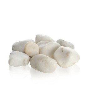 Белая мраморная галька (Marble pebble set white)