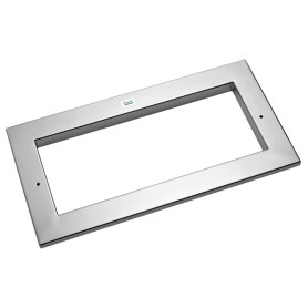 Декор. рамка из нерж. стали Stainless steel cover WM ProfiSkim Wall 100