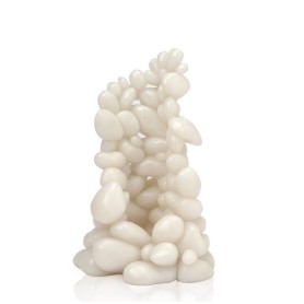 Скульптура из белой гальки малая  (Pebble ornament white small)