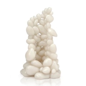 Скульптура из белой гальки средняя (Pebble ornament white medium)