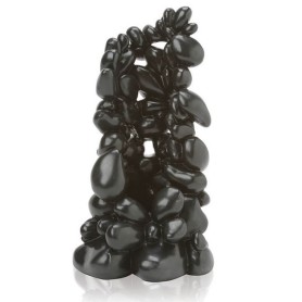 Скульптура из черной гальки большая (Pebble ornament black large)