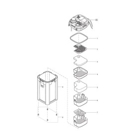 Пластиковая сетка для губки Spare grid BioMaster