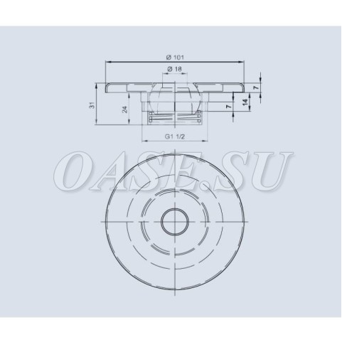 Возвратная форсунка ESD 15 E