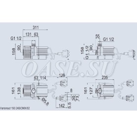 Динамические погружные насосы Varionaut 150/ 24V/ DMX /02