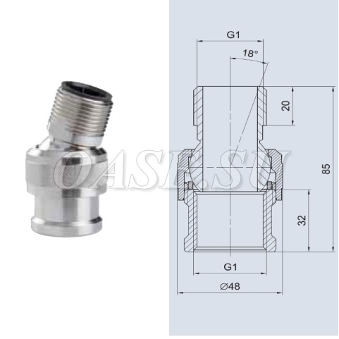 Шаровое соединение Ball Joint 10 Silver