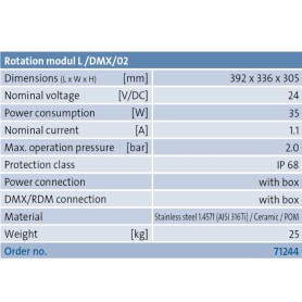 Модуль вращения L / DMX/02